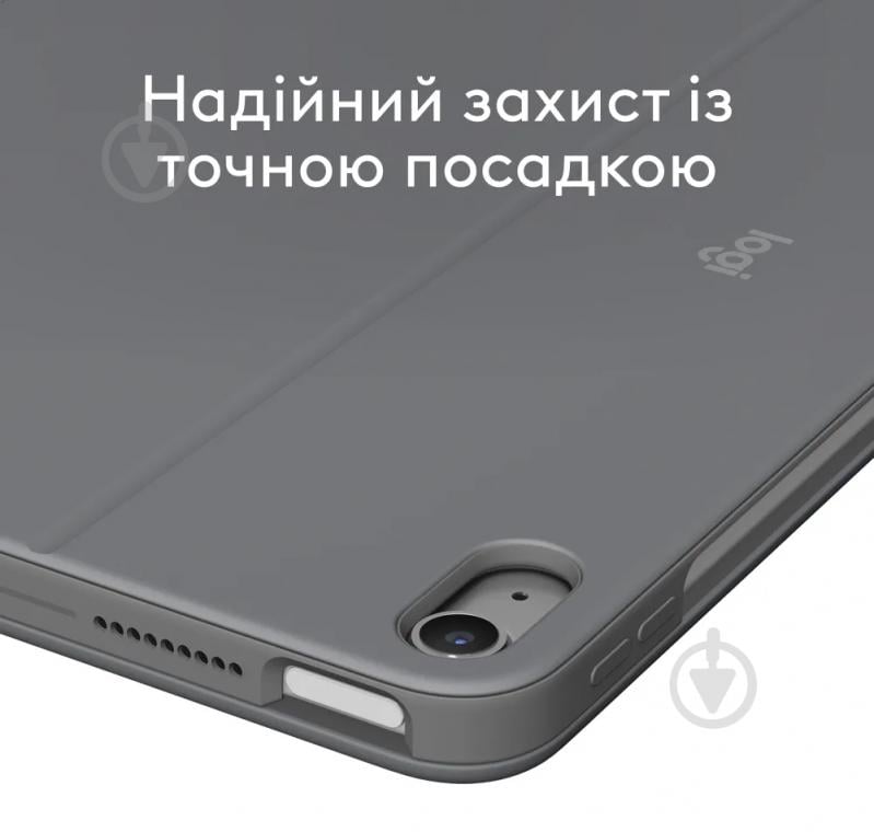 Чехол-клавиатура Logitech Combo Touch for для iPad Air 13-inch M2 oxford grey (L920-012618) - фото 5