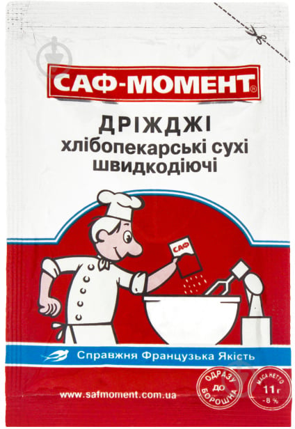 Дріжджі хлібопекарські ТМ Саф-Момент сухі активні 11 г ТМ Саф-Момент 8691241003190 - фото 1
