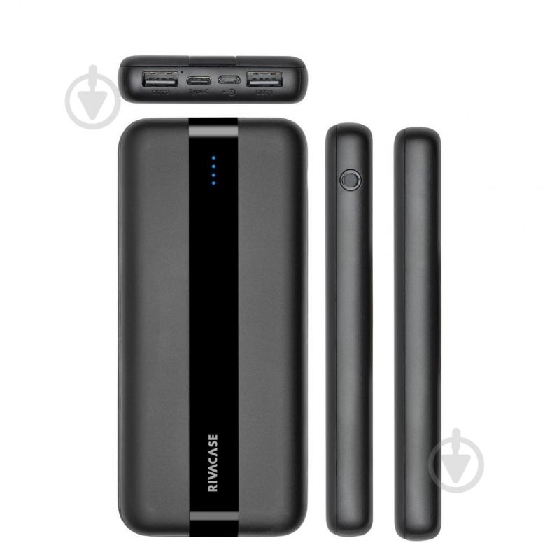 Повербанк RivaCase 10000 mAh black (RIVAPOWER VA2041 (Black)) - фото 4 Повербанк RivaCase 10000 mAh black (RIVAPOWER VA2041 (Black)) - фото 4