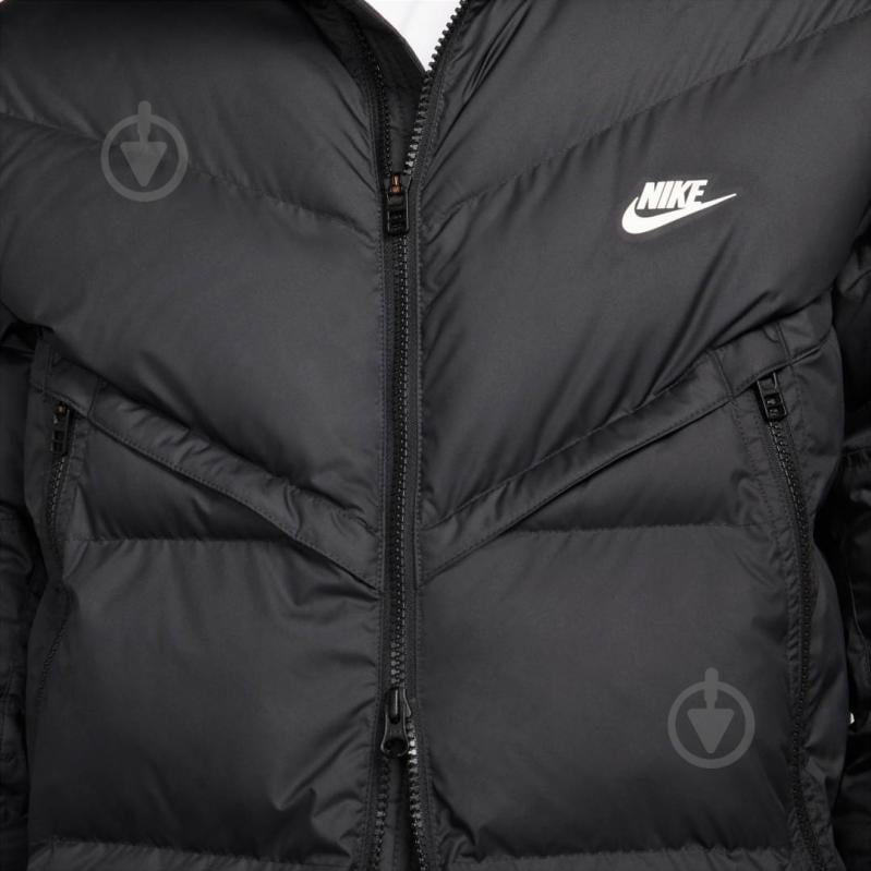 Куртка мужская зимняя Nike M NK SF WR PL-FLD HD JKT DR9605-010 р.2XL черная - фото 4