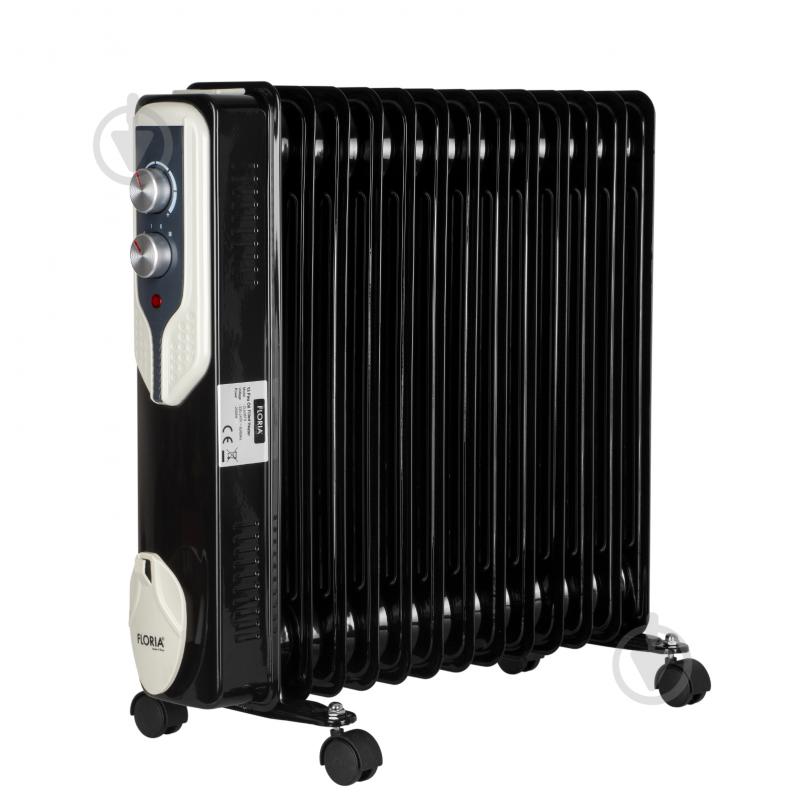 Масляний обігрівач Floria ZLN3673 2500W Black - фото 1