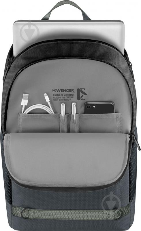 Рюкзак Wenger Next 24, Tyon 16" black (653182) - фото 6