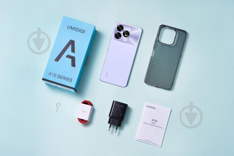 Смартфон Umidigi A15C (MP34) 8/128GB violet (6973553523163) - фото 12