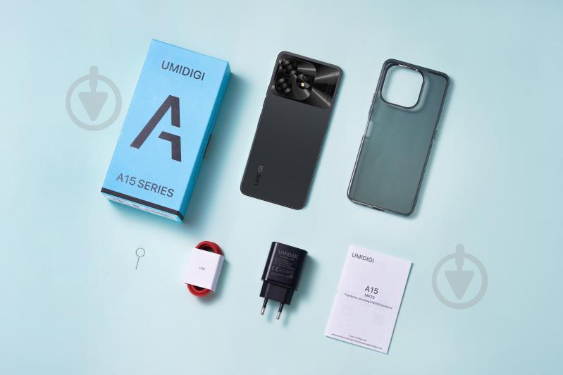 Смартфон Umidigi A15C (MP34) 8/128GB black (6973553523132) - фото 12