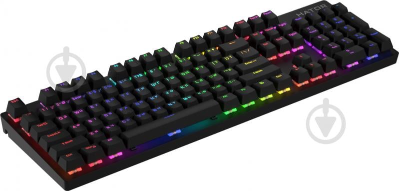 Клавиатура Hator механическая Starfall RGB Premium Pink switch (HTK-599) black - фото 3