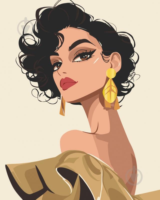 Картина по номерам Томный взгляд с металлизированными красками 10171-AC 40х50 см ART CRAFT - фото 1 Картина по номерам Томный взгляд с металлизированными красками 10171-AC 40х50 см ART CRAFT - фото 1