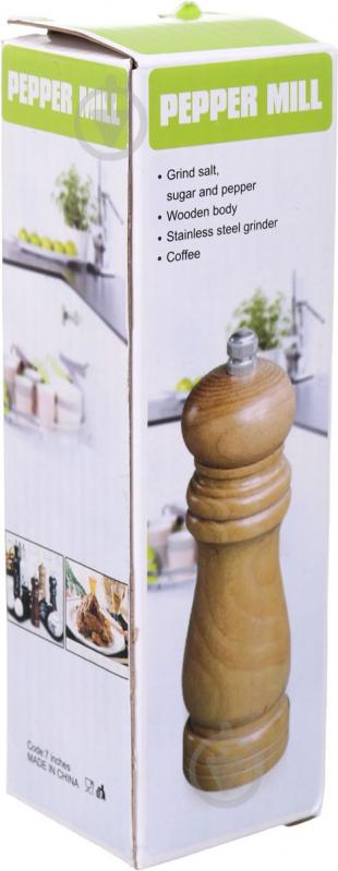 Мельница для перца 17 см цвет в ассортименте - фото 4