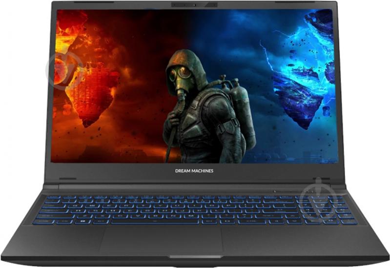 Ноутбук Dream Machines RG4060-15 15,6" (RT4060-15UA27) black - фото 1 Ноутбук Dream Machines RG4060-15 15,6" (RT4060-15UA27) black - фото 1