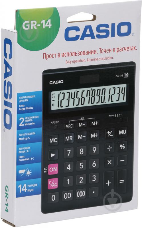 Калькулятор GR-14-W-EP Casio - фото 3