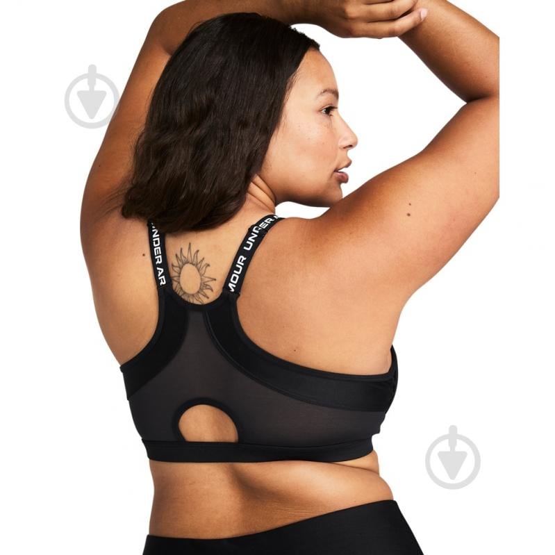 Бра Under Armour Infinity Low 2.0 Bra 1384126-001 р.M-A/C черный - фото 9