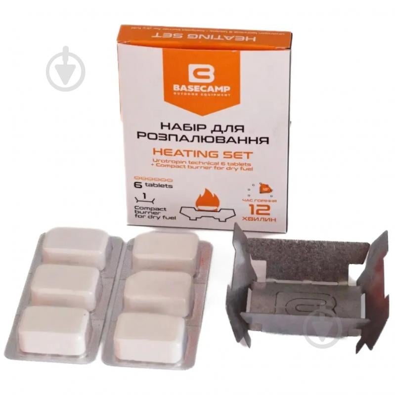 Набор для разведения огня BaseCamp (горелка+сухое горючее) Heating Set BCP 50900 - фото 1 Набор для разведения огня BaseCamp (горелка+сухое горючее) Heating Set BCP 50900 - фото 1