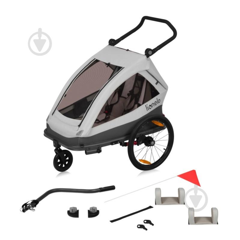Велосипед-коляска Lionelo LO-CAMA GREY - фото 2