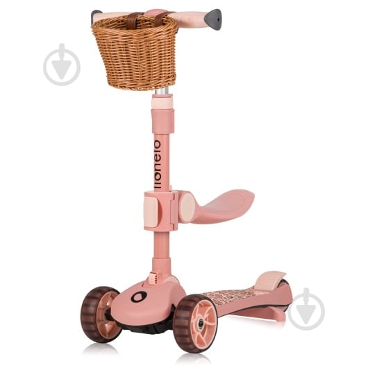 Самокат Lionelo розовый LO-FRANKY PINK ROSE - фото 1