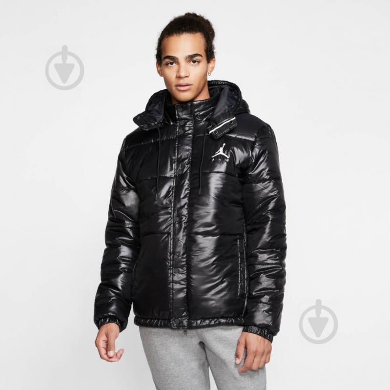 Пуховик чоловічий Jordan M J JUMPMAN PUFFER JKT AV2600-010 р.XS чорний - фото 3