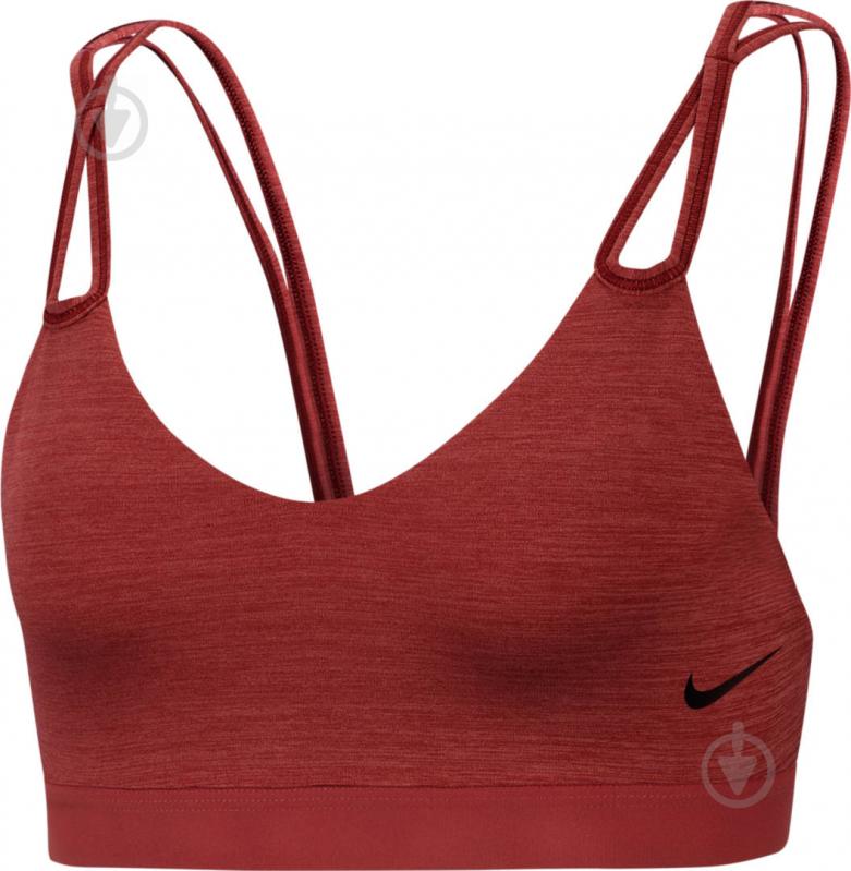 Бра Nike YOGA BRA BV4864-661 L бордовый - фото 1