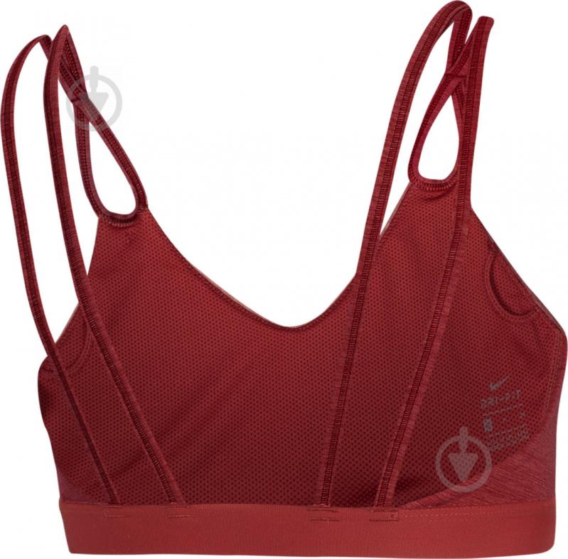 Бра Nike YOGA BRA BV4864-661 L бордовый - фото 2