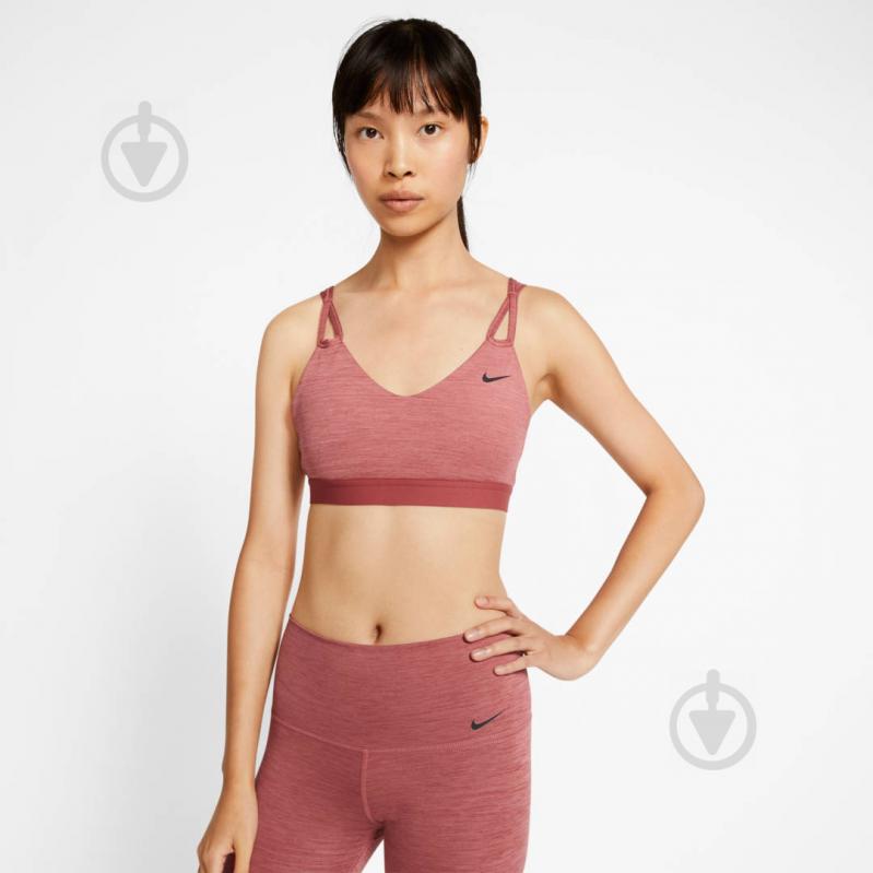 Бра Nike YOGA BRA BV4864-661 L бордовий - фото 4