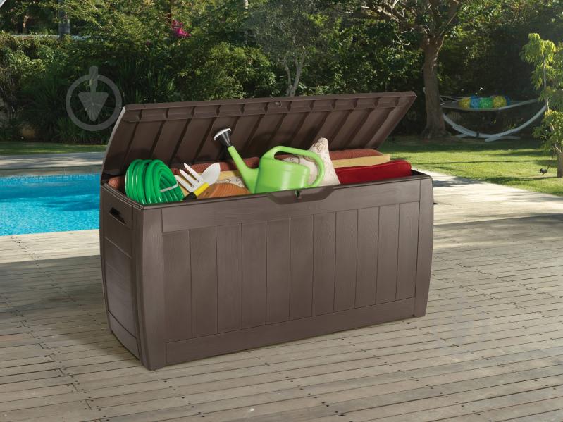 Скриня Keter Hollywood 270 л 1175х450х573 мм коричнева - фото 2