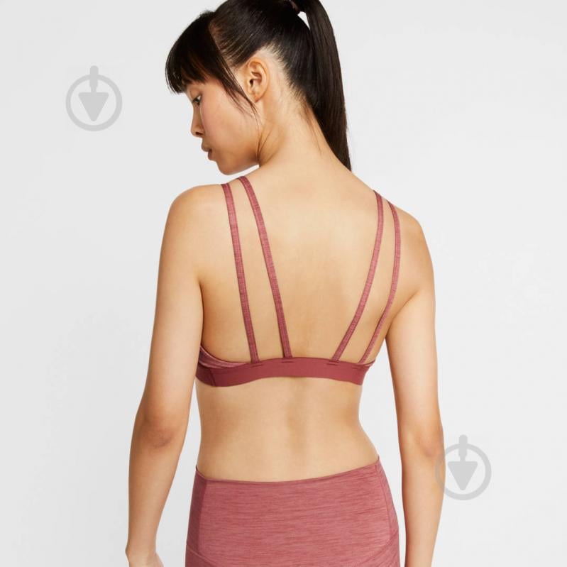 Бра Nike YOGA BRA BV4864-661 р.M бордовий - фото 5