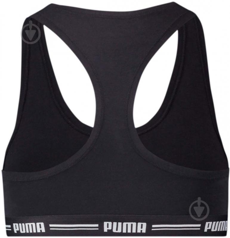 Бра Puma PUMA WOMEN RACER BACK TOP 1P HANG BLACK 90786204 р.XS чорний - фото 2