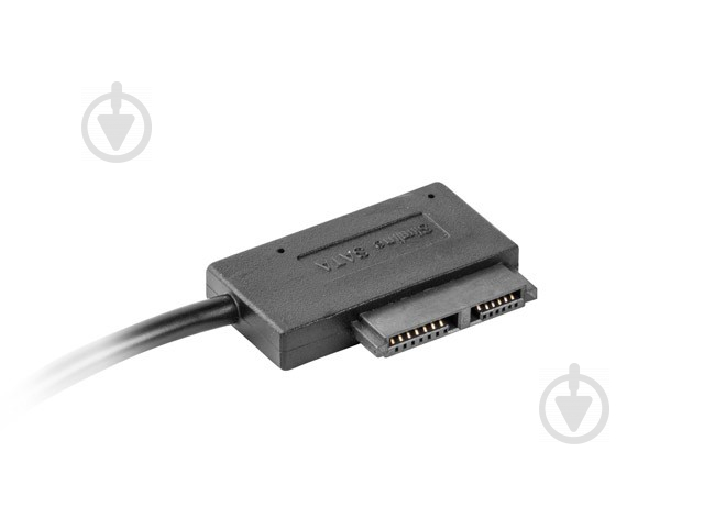 Перехідник Cablexpert 0,5 м чорний (A-USATA-01) USB 2.0 на Slimline SATA 13 pin - фото 2