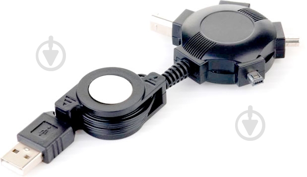 Кабель Cablexpert 0,9 м черный (A-USB4TO1) - фото 2