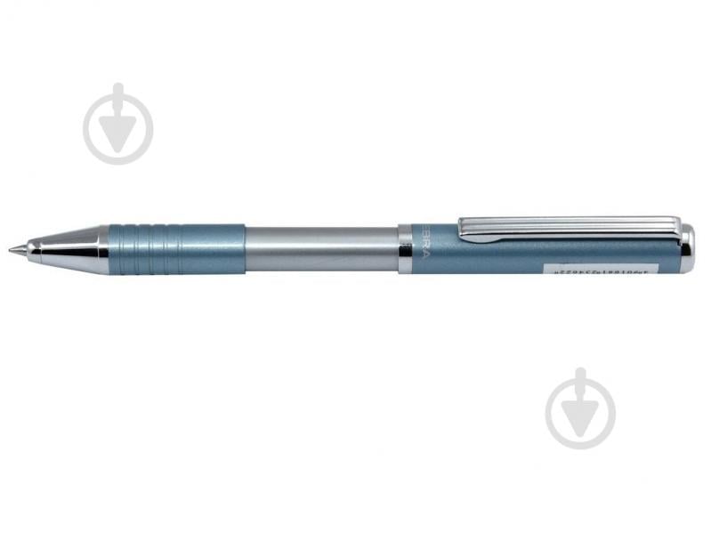 Ручка подарочная ZEBRA SL-F1 синяя РШ металлический корпус Slide голубой с футляром - фото 1 Ручка подарочная ZEBRA SL-F1 синяя РШ металлический корпус Slide голубой с футляром - фото 1