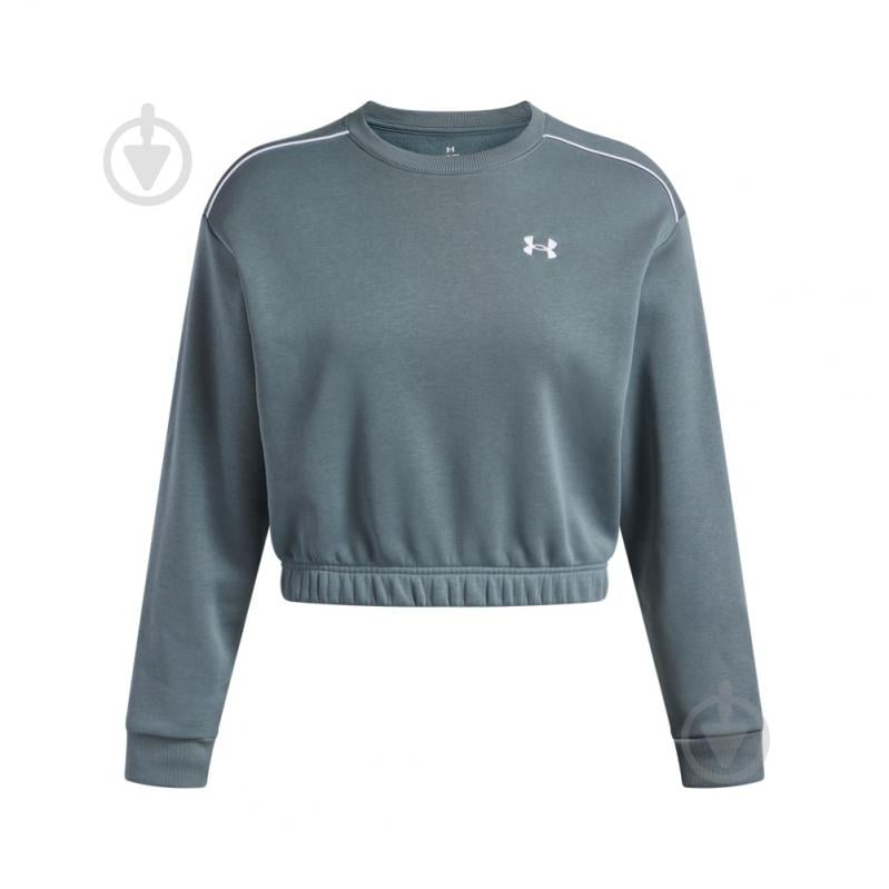 Свитшот Under Armour Rival Fleece Piped Crew 6007035-587 р.M зеленый - фото 5