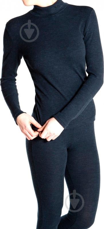 Футболка We Norwegians Rib Turtleneck women 1575-56 р.XS темно-синій - фото 1