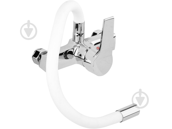 Смеситель для ванны/душа Fala Flexible с гибким изливом белый 75671 - фото 3