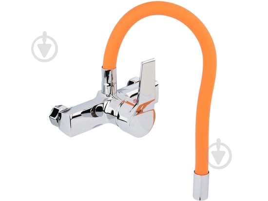 Смеситель для ванны/душа Fala Flexible с гибким изливом оранжевый 75673 - фото 2 Смеситель для ванны/душа Fala Flexible с гибким изливом оранжевый 75673 - фото 2