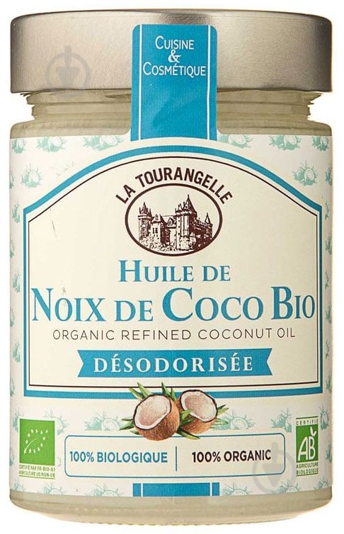 Масло кокосовое La Tourangelle очищенное органическое 314 мл - фото 1