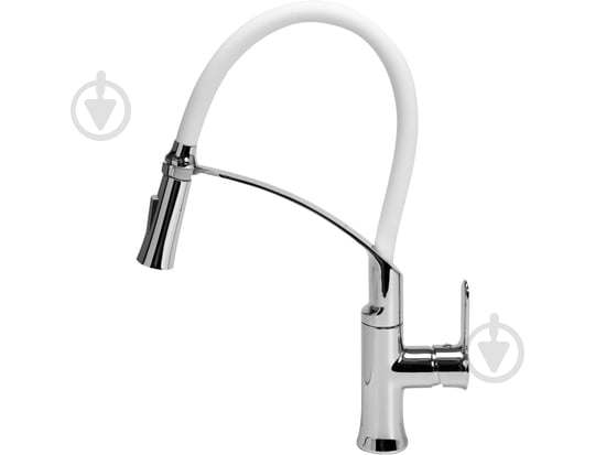 Смеситель для кухни Fala FLEXIBLE-2 с гибким изливом белый 75676 - фото 1 Смеситель для кухни Fala FLEXIBLE-2 с гибким изливом белый 75676 - фото 1