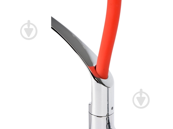 Змішувач для кухні Fala FLEXIBLE-2 з гнучким виливом червоний 75677 - фото 2 Змішувач для кухні Fala FLEXIBLE-2 з гнучким виливом червоний 75677 - фото 2