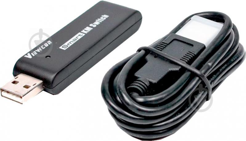 Адаптер Viewcon USB – miniUSB 1,5 м чорний (VE679) - фото 1