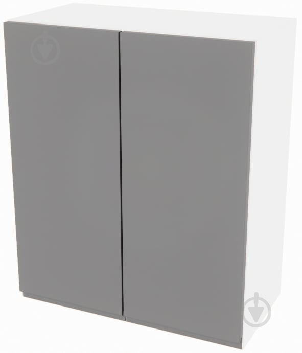 Шкаф Влада (В 60/60Ск) графит/белый Світ Меблів - фото 1 Шкаф Влада (В 60/60Ск) графит/белый Світ Меблів - фото 1