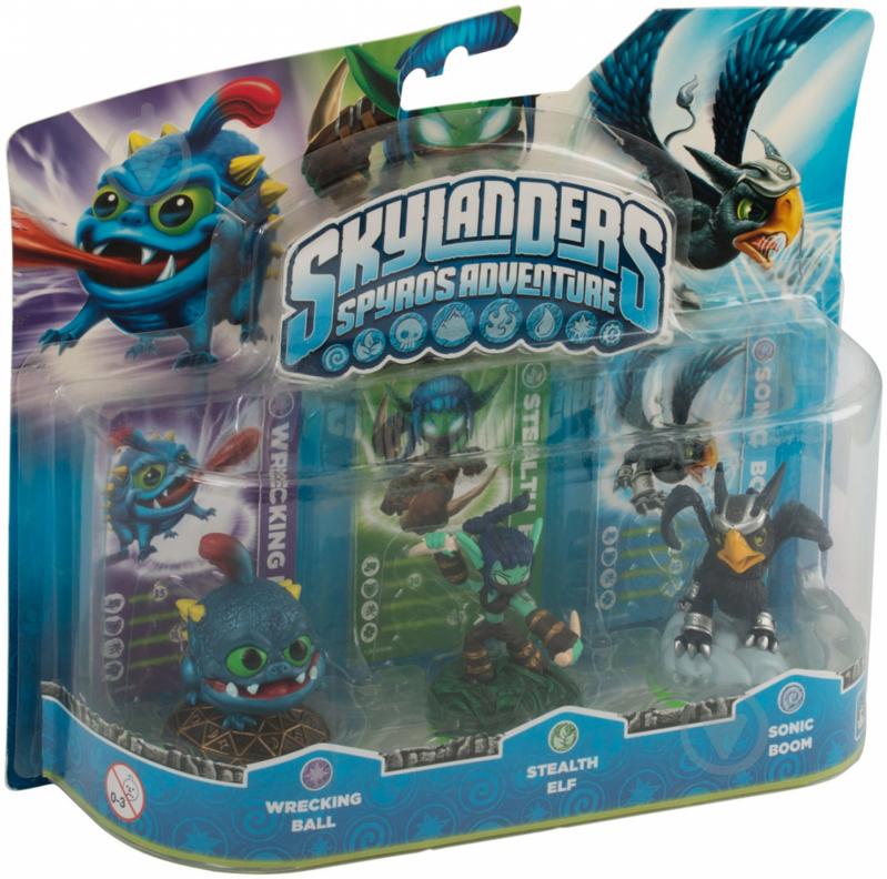 Набор Skylanders Wrecking Ball, Stealth, Elf Sonic Boom с034474 - фото 2