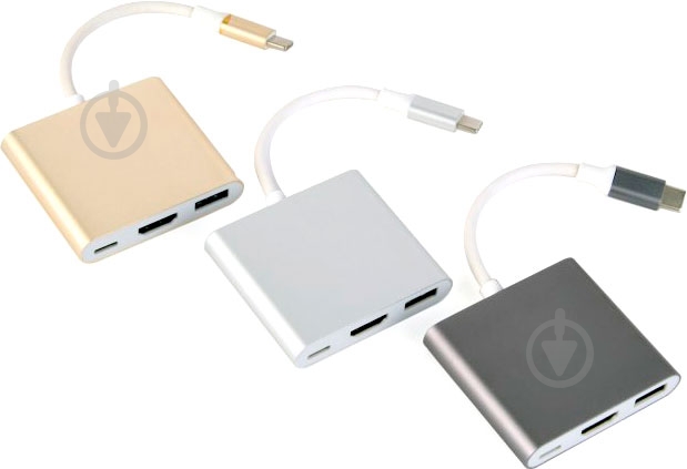 Адаптер Cablexpert USB Type-C – HDMI 0,15 м (A-CM-HDMIF-02-MX) - фото 1