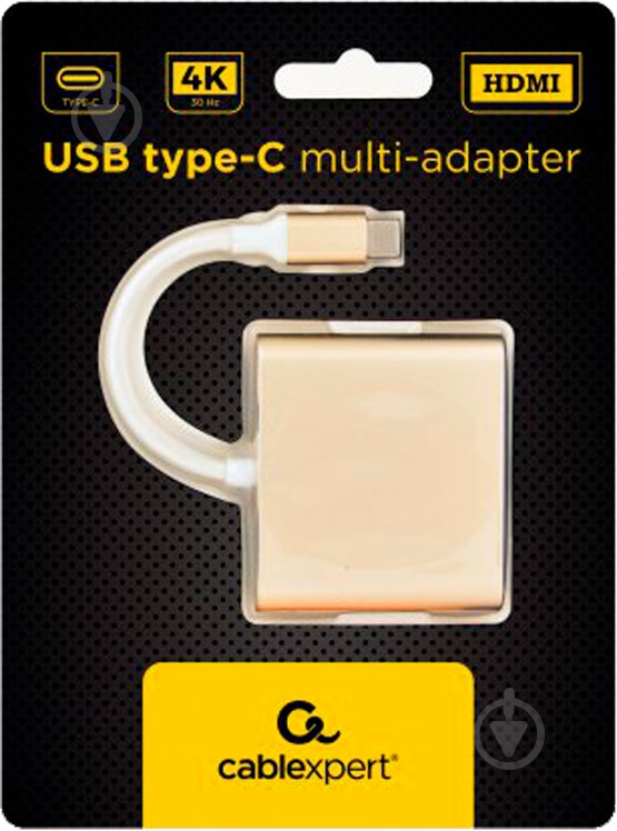 Адаптер Cablexpert USB Type-C – HDMI 0,15 м (A-CM-HDMIF-02-MX) - фото 3