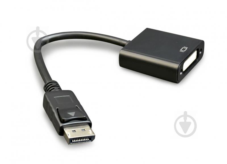 Адаптер Cablexpert 0,2 м черный (A-DPM-DVIF-002) DisplayPort на DVI - фото 2