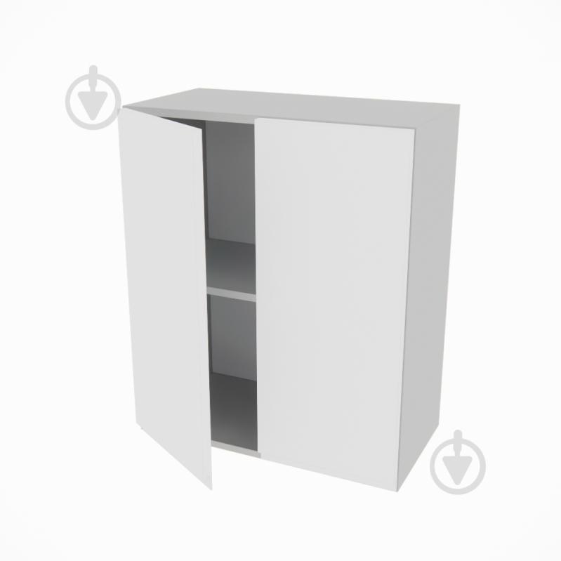 Шкаф Влада (В 60/60Ск) белый шелк/пепельный Світ Меблів - фото 2 Шкаф Влада (В 60/60Ск) белый шелк/пепельный Світ Меблів - фото 2