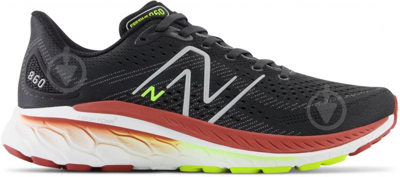 Кросівки чоловічі New Balance FRESHFOAM 860V13 M860M13 р.44,5 чорні - фото 1