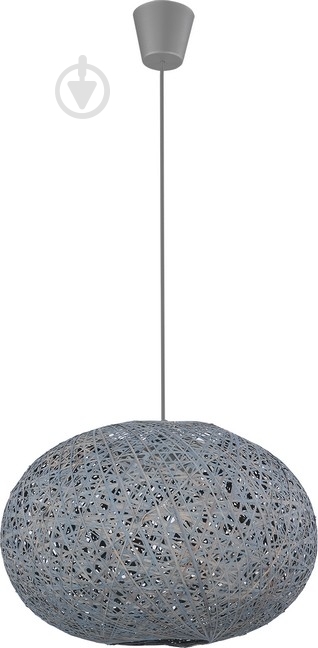 ВИТРИНА! Люстра подвесная TK Lighting Backaz Gray 1x60 Вт E27 серый 1865 - фото 1