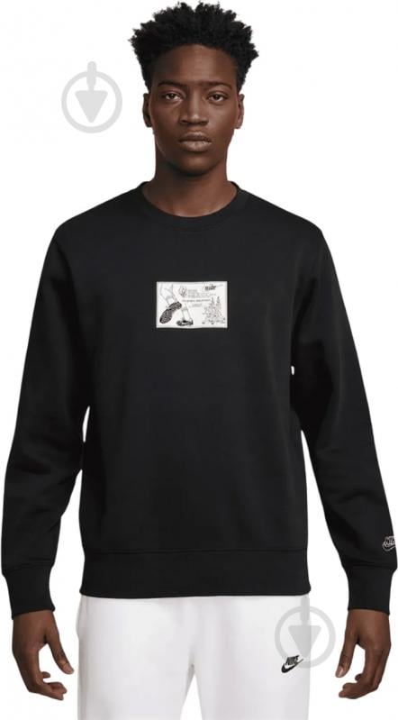 Свитшот Nike M NK Club BB CRW Reissue HV1244-010 р.3XL черный - фото 1 Свитшот Nike M NK Club BB CRW Reissue HV1244-010 р.3XL черный - фото 1