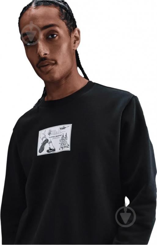 Свитшот Nike M NK Club BB CRW Reissue HV1244-010 р.3XL черный - фото 3 Свитшот Nike M NK Club BB CRW Reissue HV1244-010 р.3XL черный - фото 3