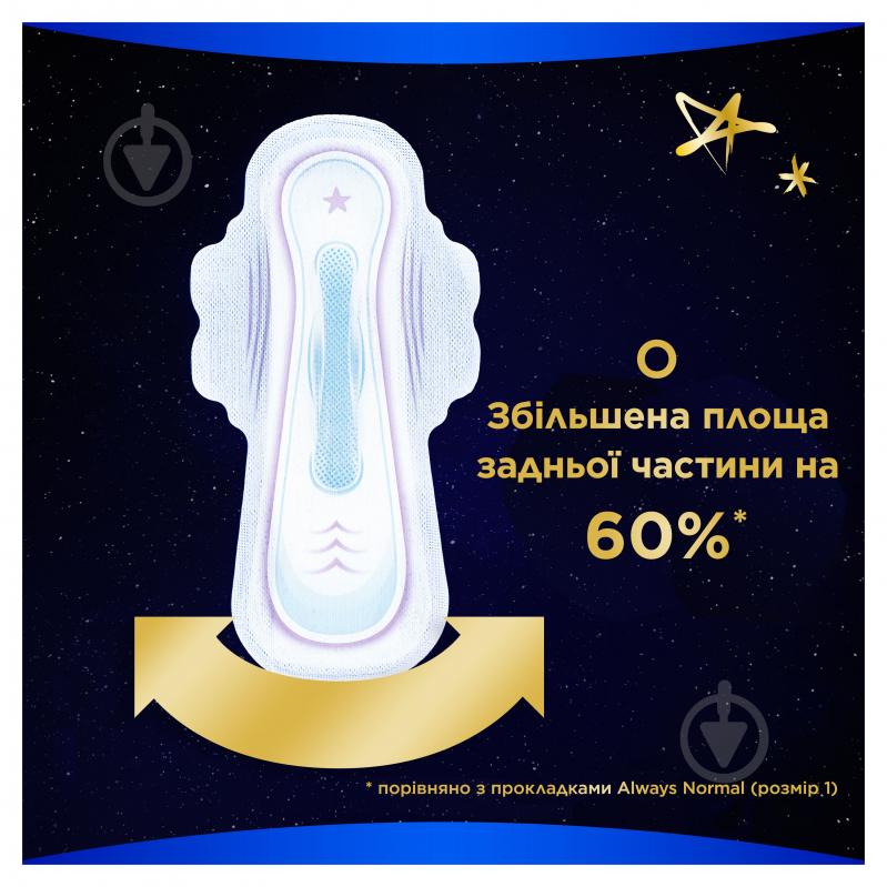 Прокладки гігієнічні Always Secure Night Extra Розмір 5 10 шт. - фото 8