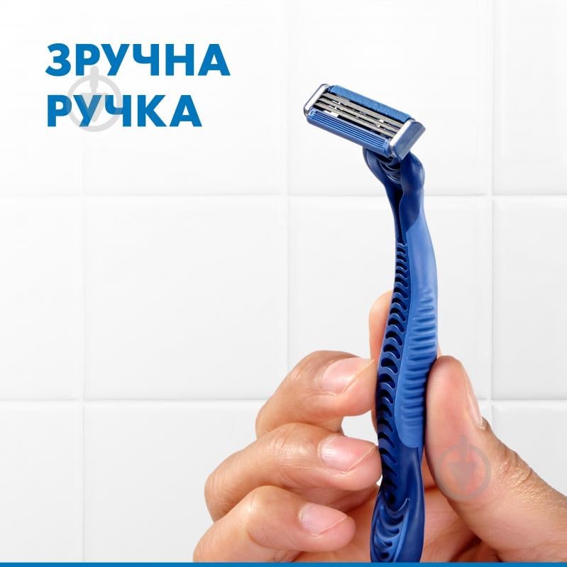 Станки одноразові Gillette Sensor 3 Comfort 3 шт. - фото 8