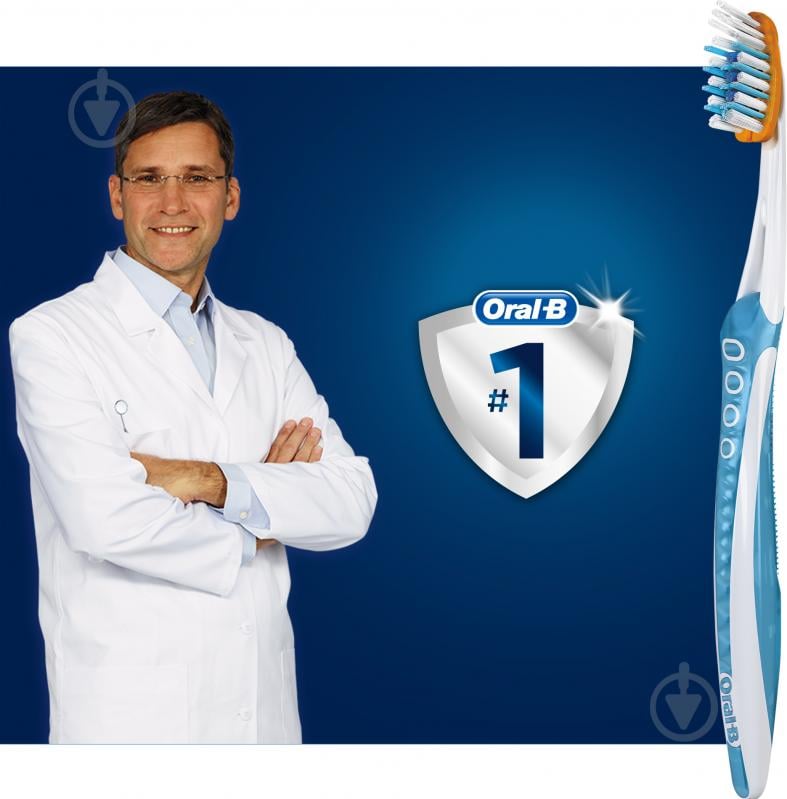 Зубная щетка Oral-B Pro-Expert Clinic Line Pro-Flex средней жесткости - фото 2