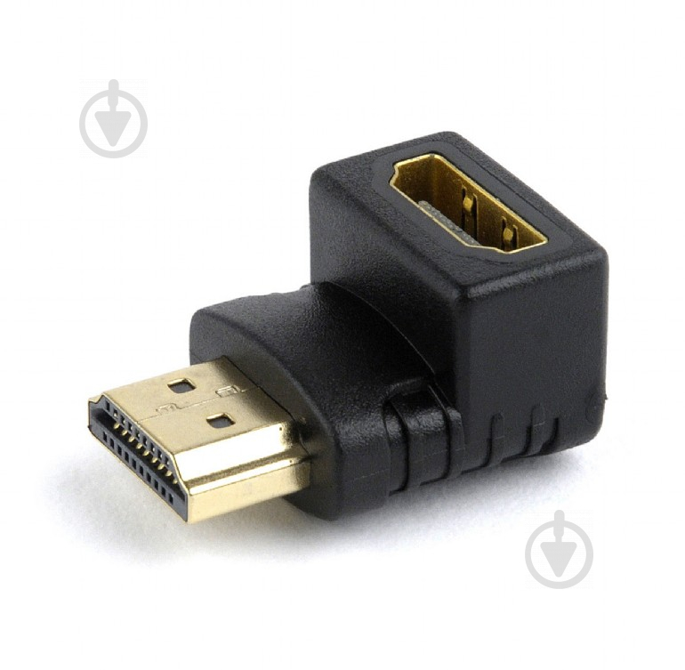 Переходник Cablexpert угловой HDMI черный (A-HDMI90-FML) - фото 1