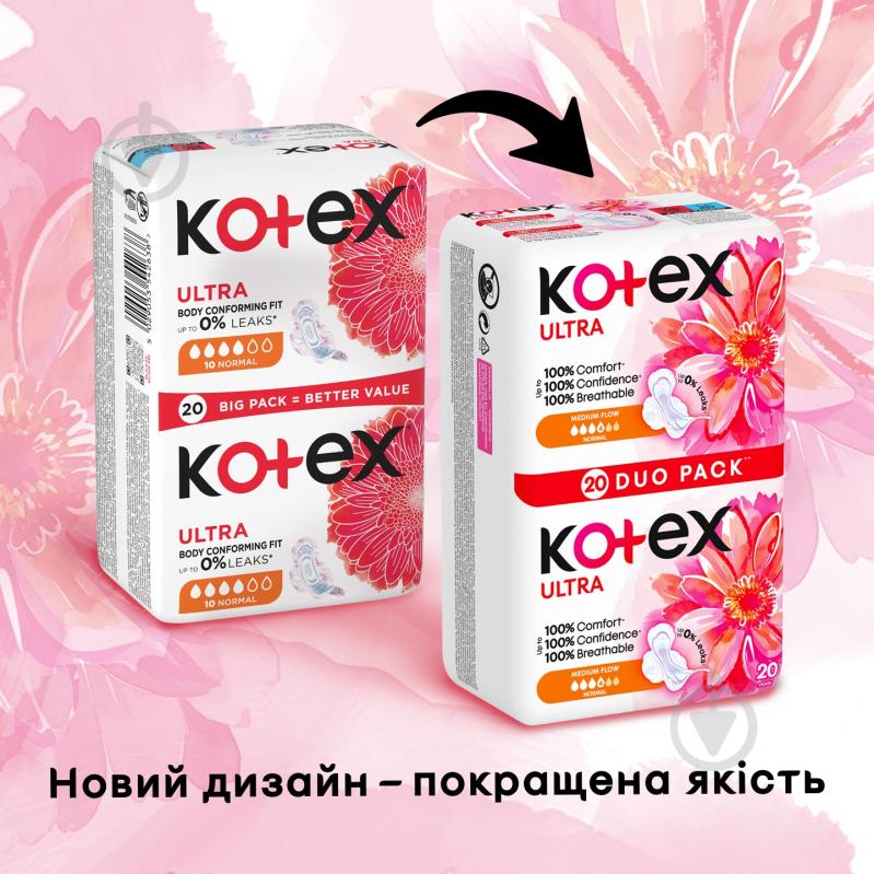 Прокладки Kotex Ultra Dry Duo 20 шт. - фото 2 Прокладки Kotex Ultra Dry Duo 20 шт. - фото 2